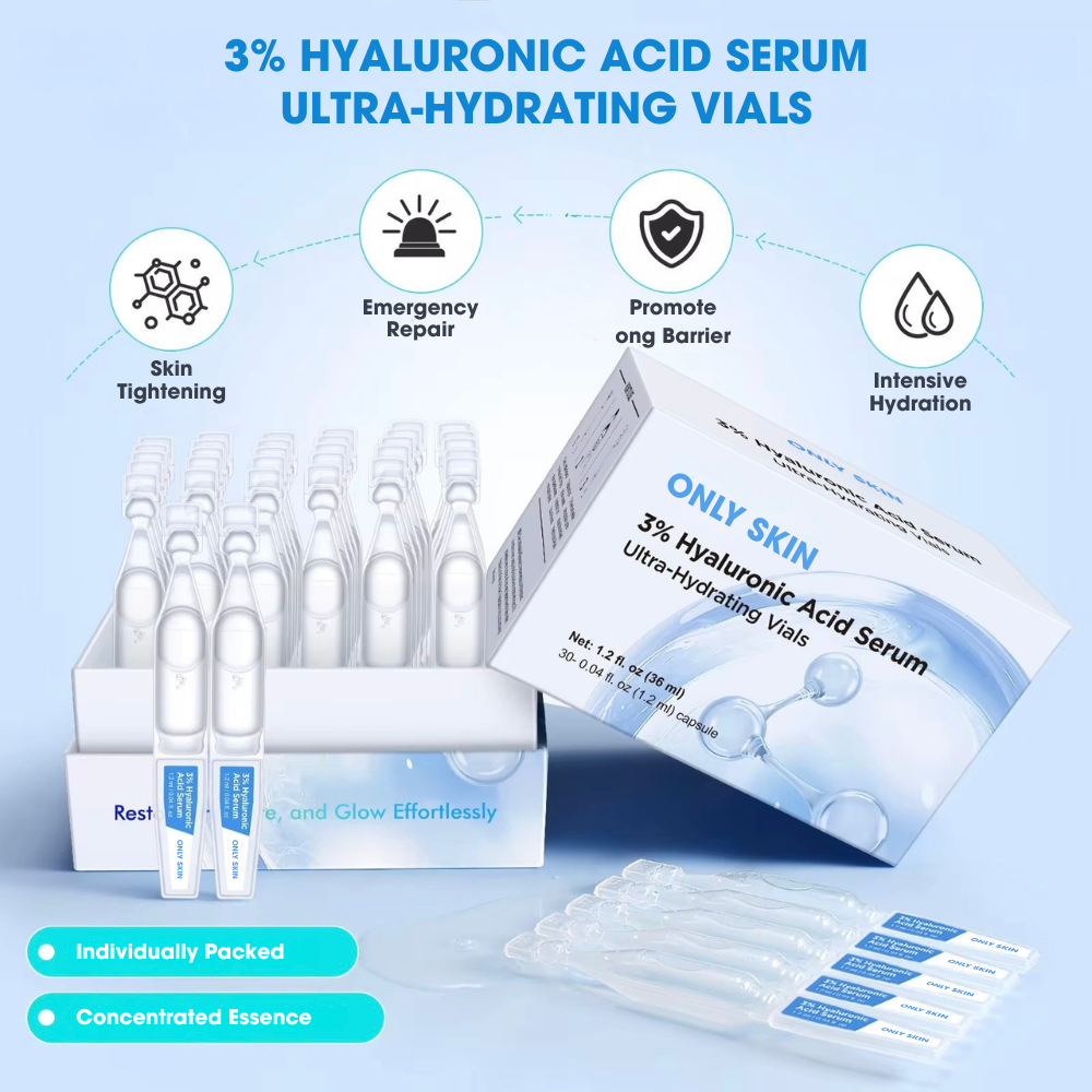 3% Hyaluronic Acid Serum — 1.2 ml Vials
